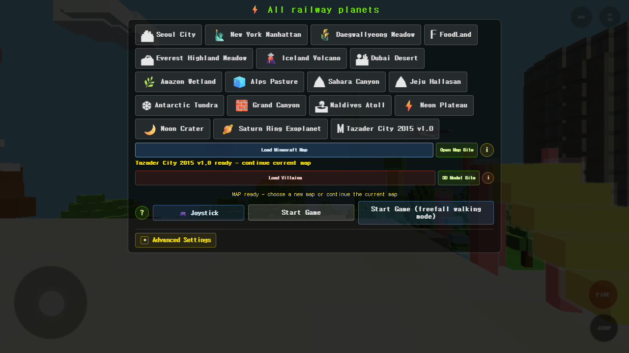 The live importer menu after the user-selected Tazader City Java world ZIP was read locally and marked ready.